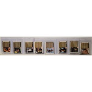 Vintage 1993 Jurassic Park Movie Cards Topps Trading Cards Lot of 8